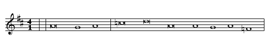 Alter Ostergesang - staff notation