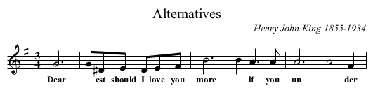 Alternatives - staff notation