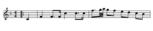 Althole Volunteer's March, The  - staff notation