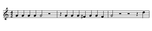 Alto, Primo Coro, Canzon septimi toni a 8, from Sacrae Symphoniae (1597) - staff notation