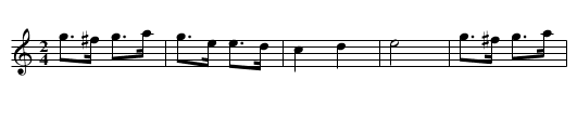 Alunelul de la Maramures - staff notation