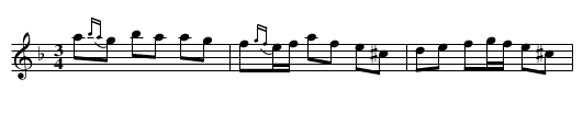 Älvrospolska efter Anders Eriksson Moberg - staff notation