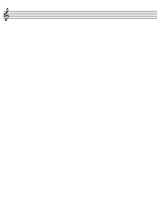 Aman Ay?em Kunduran? Tek Bas - staff notation