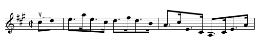 Amateur -- Hornpipe - staff notation