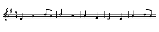 Amazing grace - staff notation