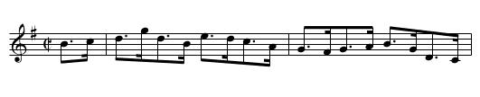 Amazon Hornpipe - staff notation