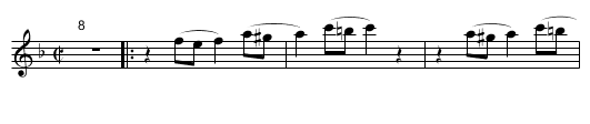 America Exultant - staff notation