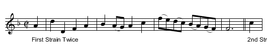 America with the Minuet. WCD3/1.102 - staff notation