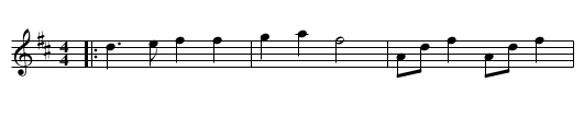 American Air #1 - staff notation