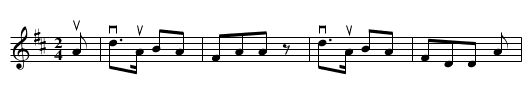 AMERICAN AIR - staff notation