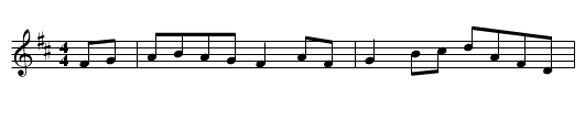 American Hornpipe - staff notation