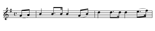 American March - staff notation