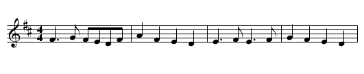 American Set (1) - staff notation