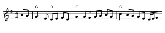 Amhran Dochais & C&aacute;it Ni Dhuibhir - staff notation