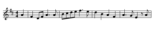 Amhr&aacute;n na bhFiann - staff notation