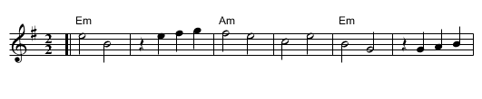 Amy - staff notation