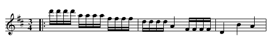 an Air Where in the double tongue is used. - staff notation
