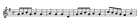 An Bouchail Breoighte - staff notation