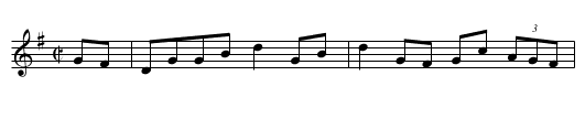 An Buachaill Dreoite - staff notation