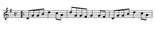 An Buachaill Dreoite - staff notation