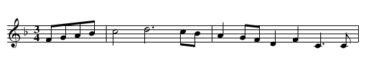 An Cailín Gaelach - staff notation