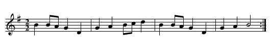 An Dro - staff notation