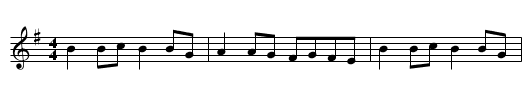 An dro - staff notation