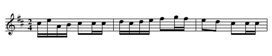 An Dro - staff notation