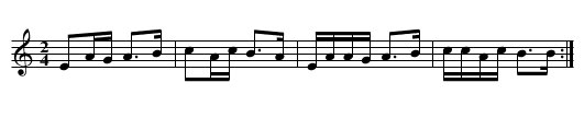 An dro - staff notation