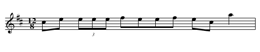 An Drochaid Luideach (The Twisted Bridge) - staff notation