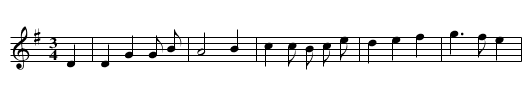 An Early Frost - staff notation