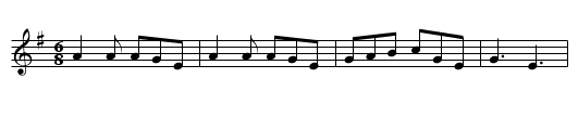 An Irish Air. - staff notation