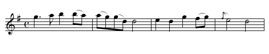 An Irish Air. - staff notation