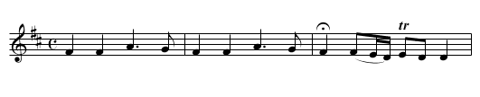 An Irish Dump - staff notation