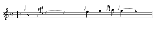 An Mhaighdean Mhara - staff notation