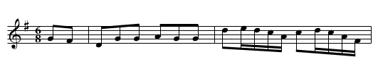 An old man he courted me [3] - staff notation