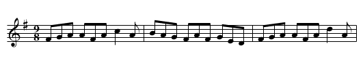 An Phis Fhliuch - staff notation