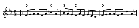 An Phis Fliuch - staff notation