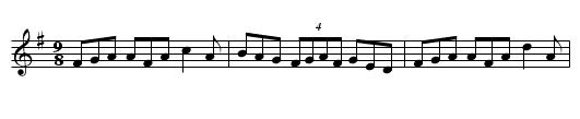 An Phis Fliuch - staff notation