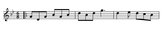 An' thou wert my only dear - staff notation