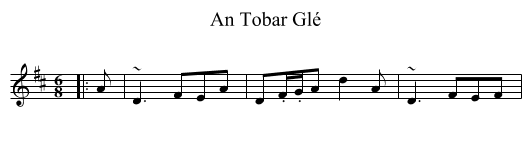 An Tobar Glé - staff notation