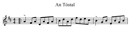 An Tóstal - staff notation