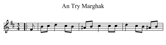 An Try Marghak - staff notation