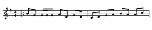 An Tseanbhean Bhocht - staff notation