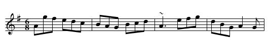 An tSeanchailleach Gallda - staff notation