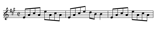 An Ugly Customer   (reel)     1373 - staff notation