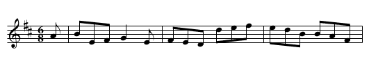 Anach Cuain - staff notation