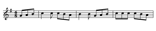Añada (CT 139) - staff notation