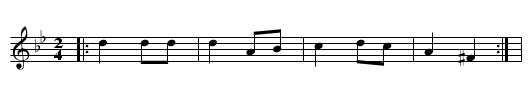Añada (CT 476) - staff notation