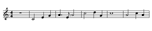Anchors Aweigh - staff notation